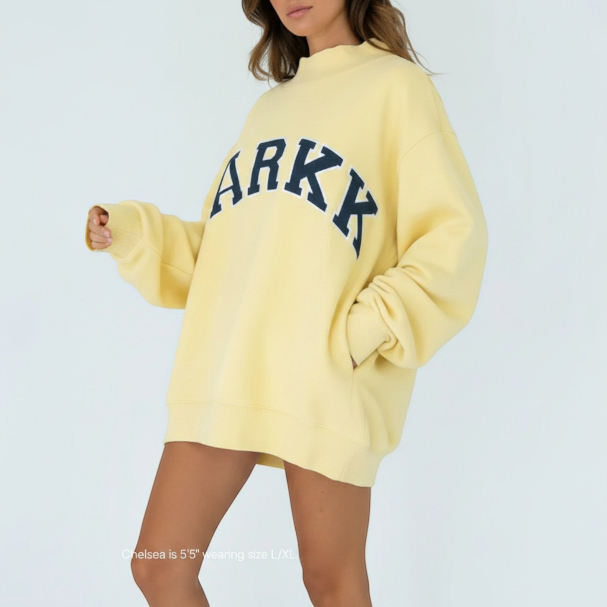 Ellmont London | Women's Varsity Hoodie Soft Fleece Relaxed Fit Everyday Wear