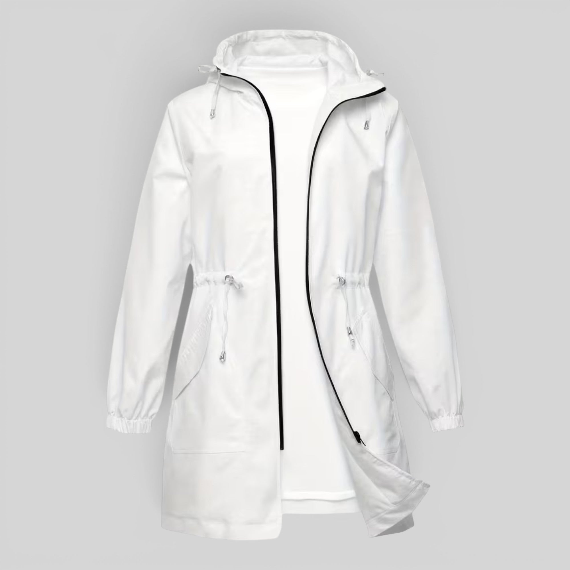 Ellmont London | Women's Waterproof Trench Coat Full Zip Outdoor Rain Jacket