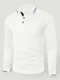 Ellmont London | Men’s Long Sleeve Polo Shirt Everyday Comfort