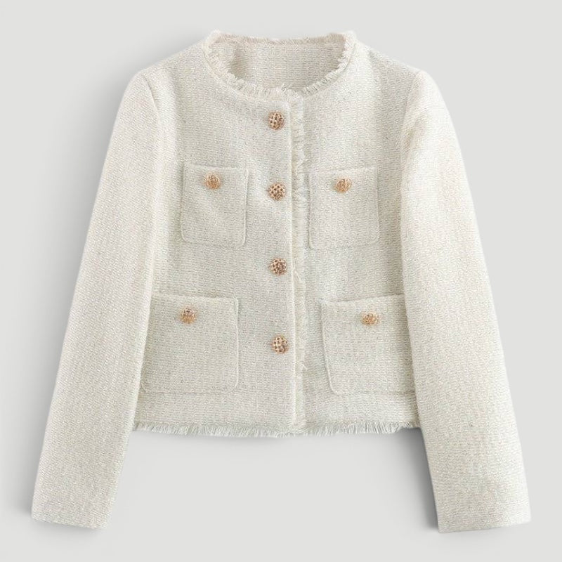 Ellmont London | Women’s Lightweight Elegant Tweed Structured Jacket