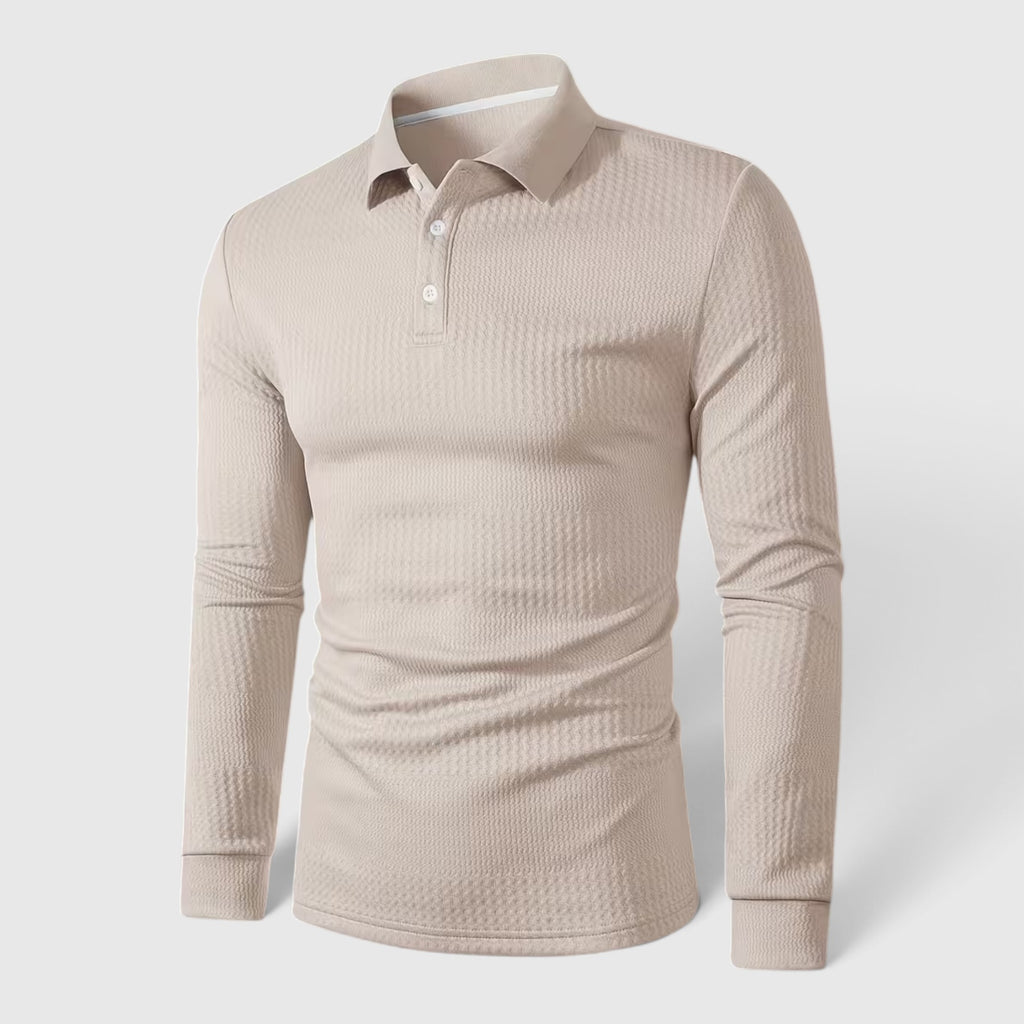 Martin | Men's Jacquard Knit Shirt – Regular Fit Office & Weekend Wear