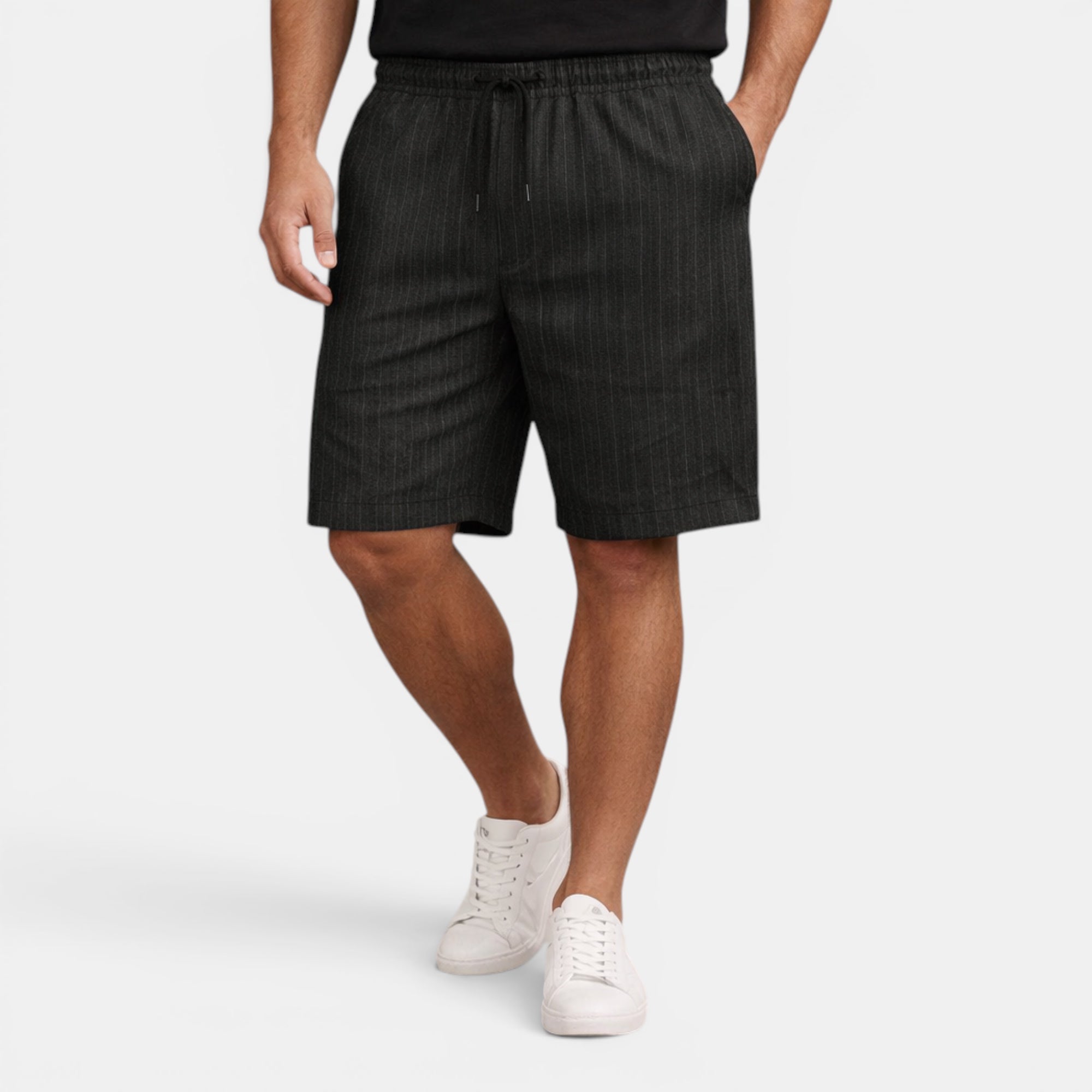 Ellmont London | Men's Breathable Casual Linen Summer Shorts Regular Fit