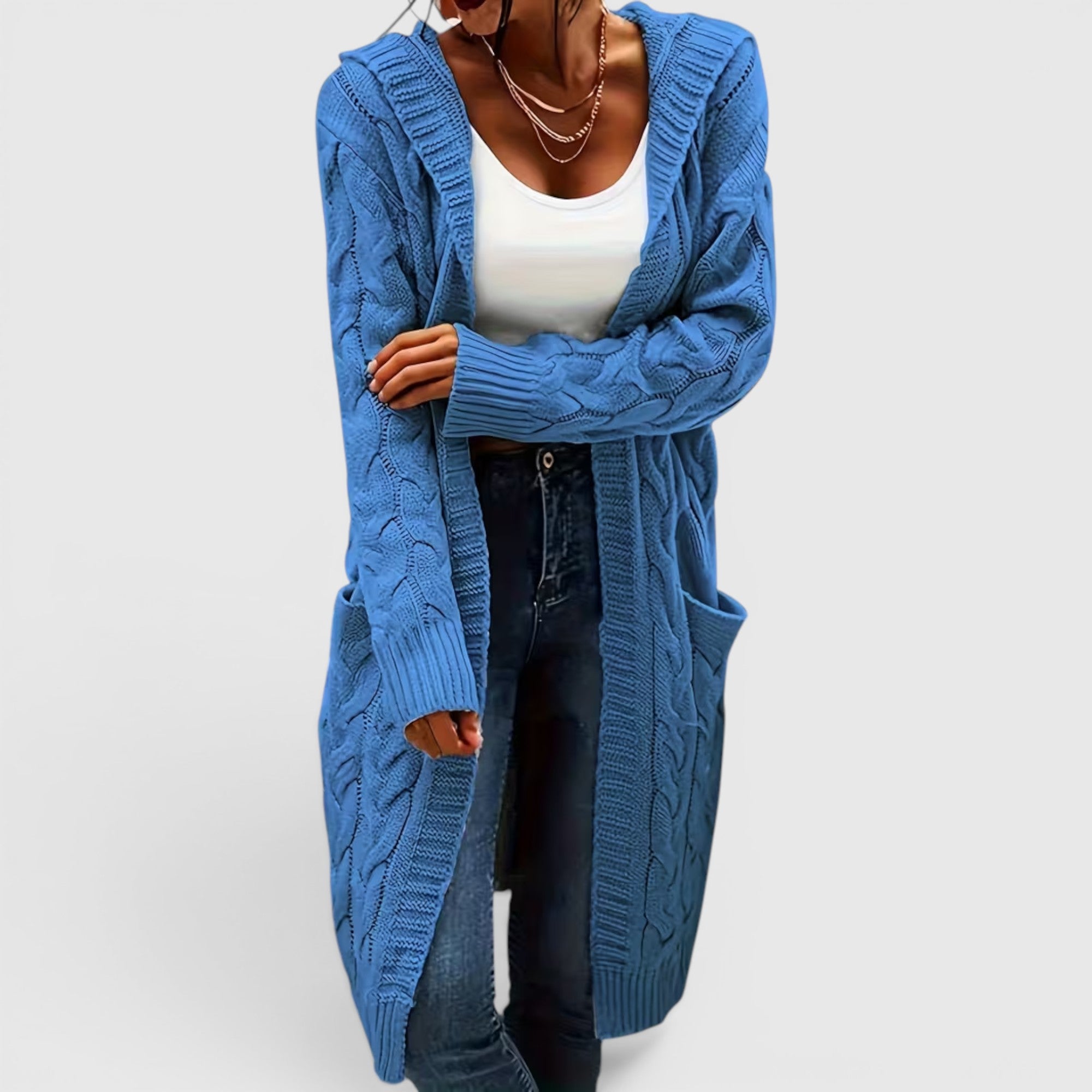 Ellmont London | Women's Breathable Casual Office Long Sweater