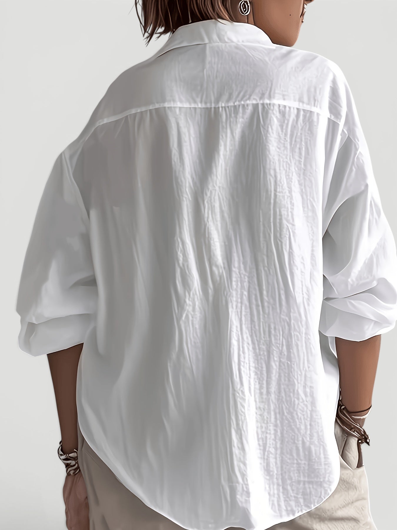 Ellmont London | Women’s Casual Linen Shirt Relaxed Elegant Fit