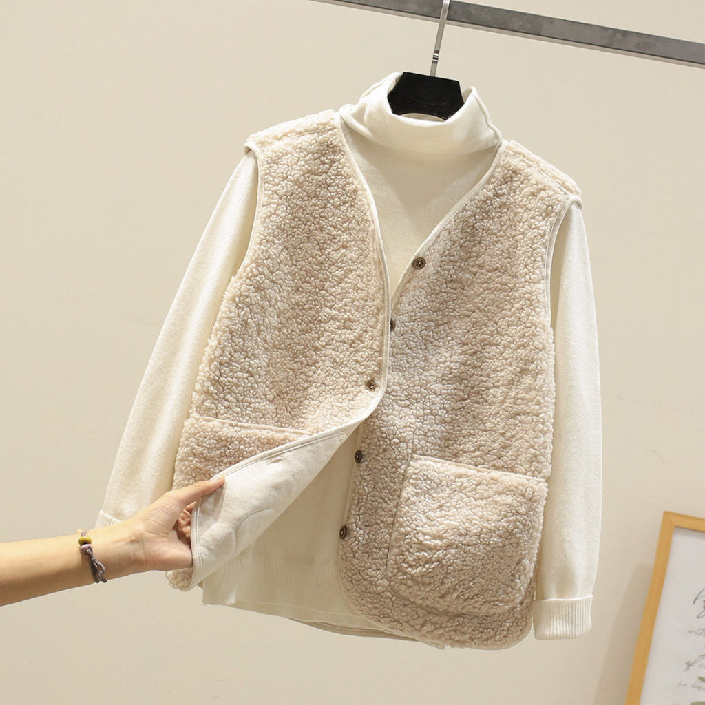 Ellmont London | Women’s Elegant Sleeveless Sweater Casual Chic