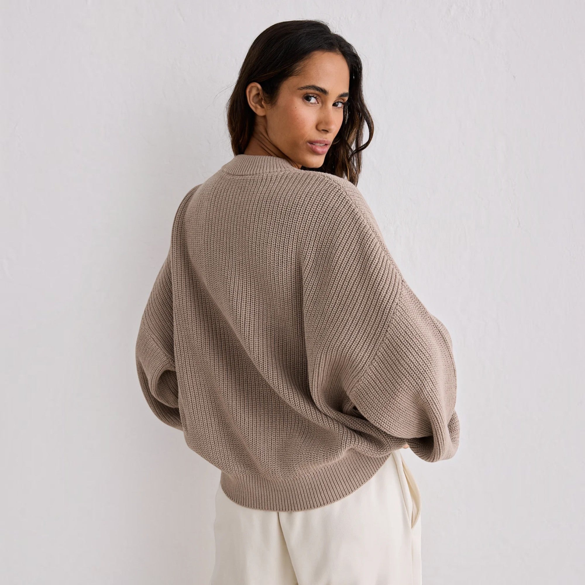 Ellmont London | Women's Cashmere Pullover Relaxed Fit Luxury Winter Sweater
