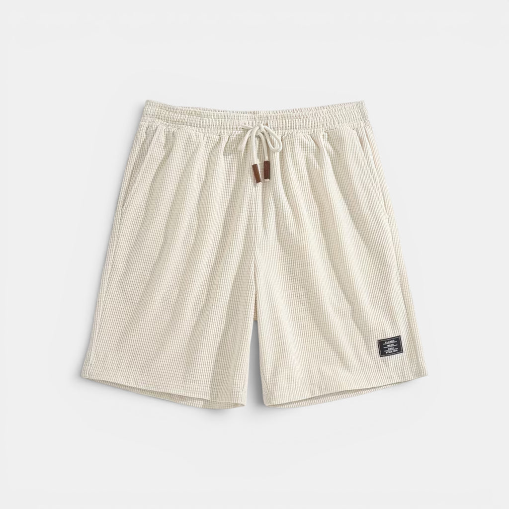 Ellmont London | Men's Relaxed Fit Elastic Waist Summer Shorts With Pockets