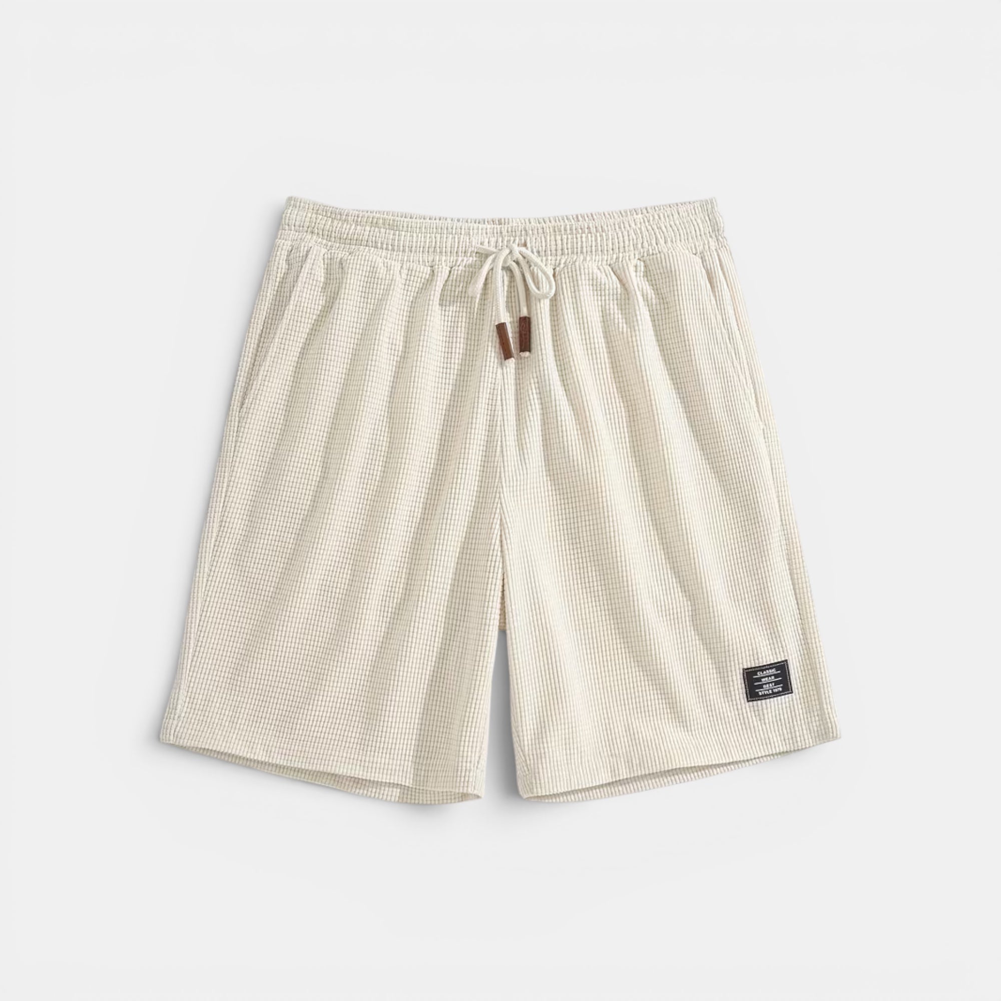Ellmont London | Men's Relaxed Fit Elastic Waist Summer Shorts With Pockets