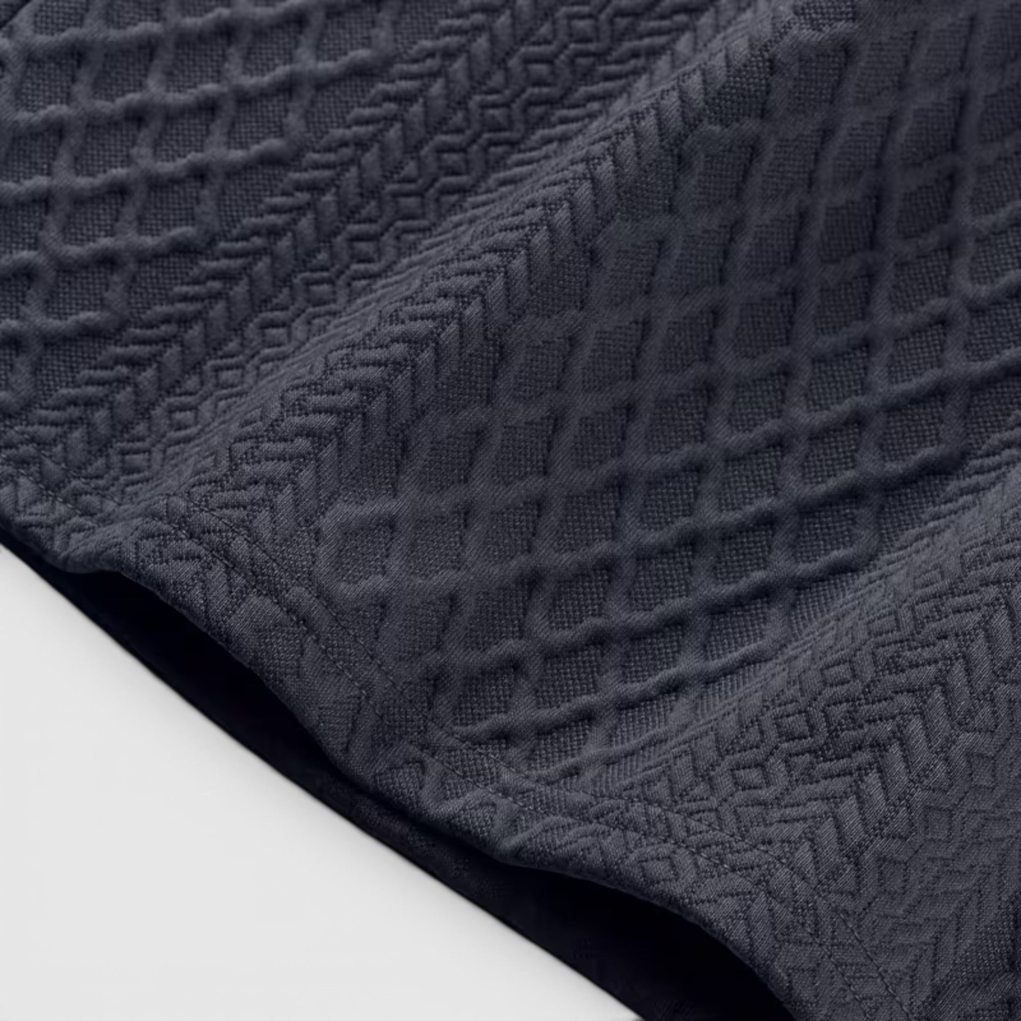 Karl | Men's Long Sleeve Jacquard Polo Shirt Crewneck Sweater Look