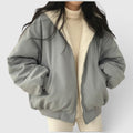 Ellmont London | Women's Casual Bomber Jacket Cozy Lightweight Everyday Jacket