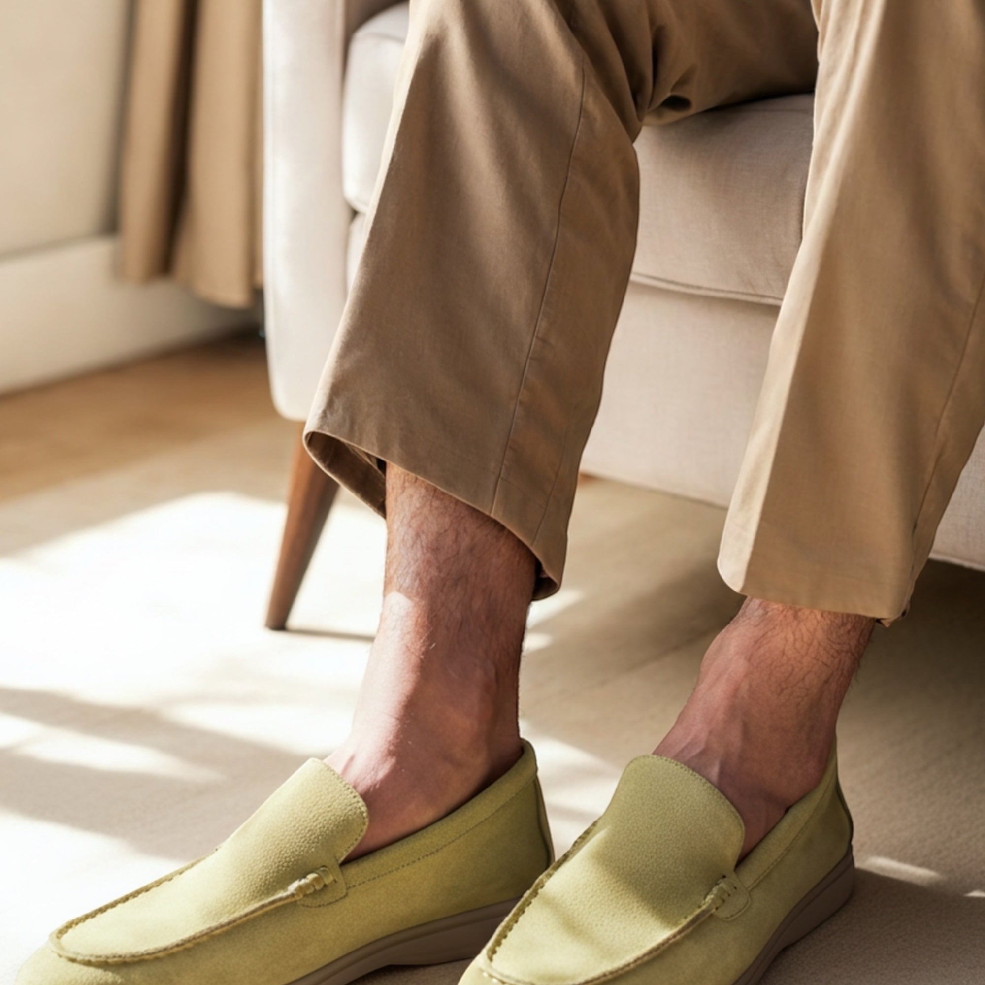 Ellmont London | Men's Soft Suede Slip On Loafers Premium Fit