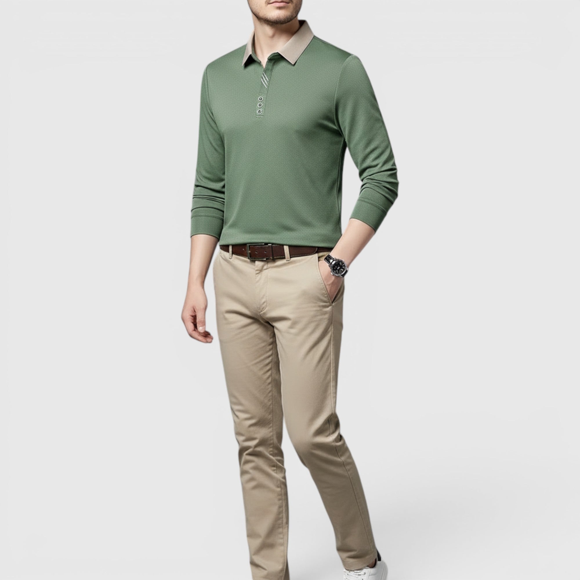 Graham | Men's Button Up Decoration Shirt Regular Fit Lightweight Shirt