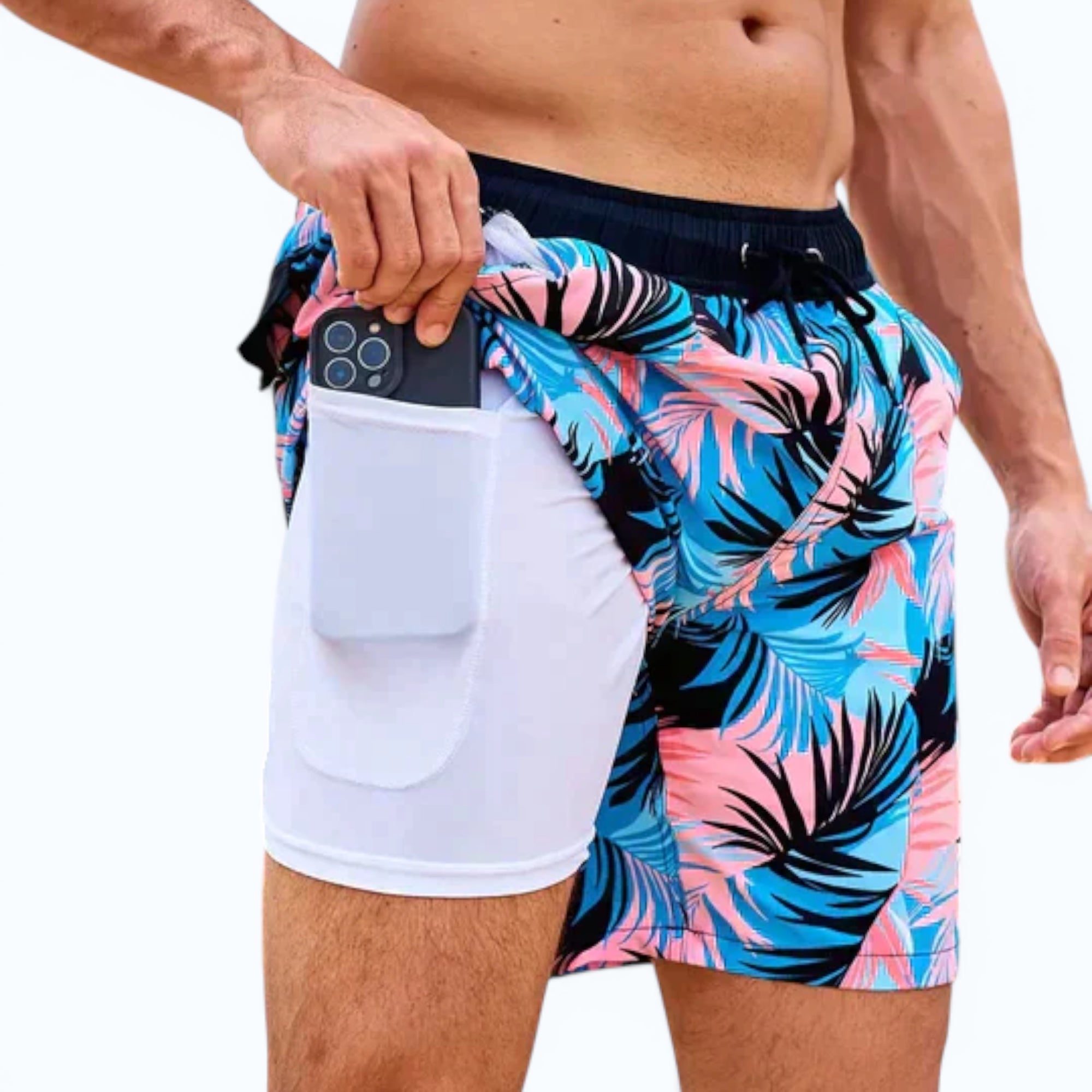 Ellmont London | Men's Compression Quick Dry Summer Swim Shorts