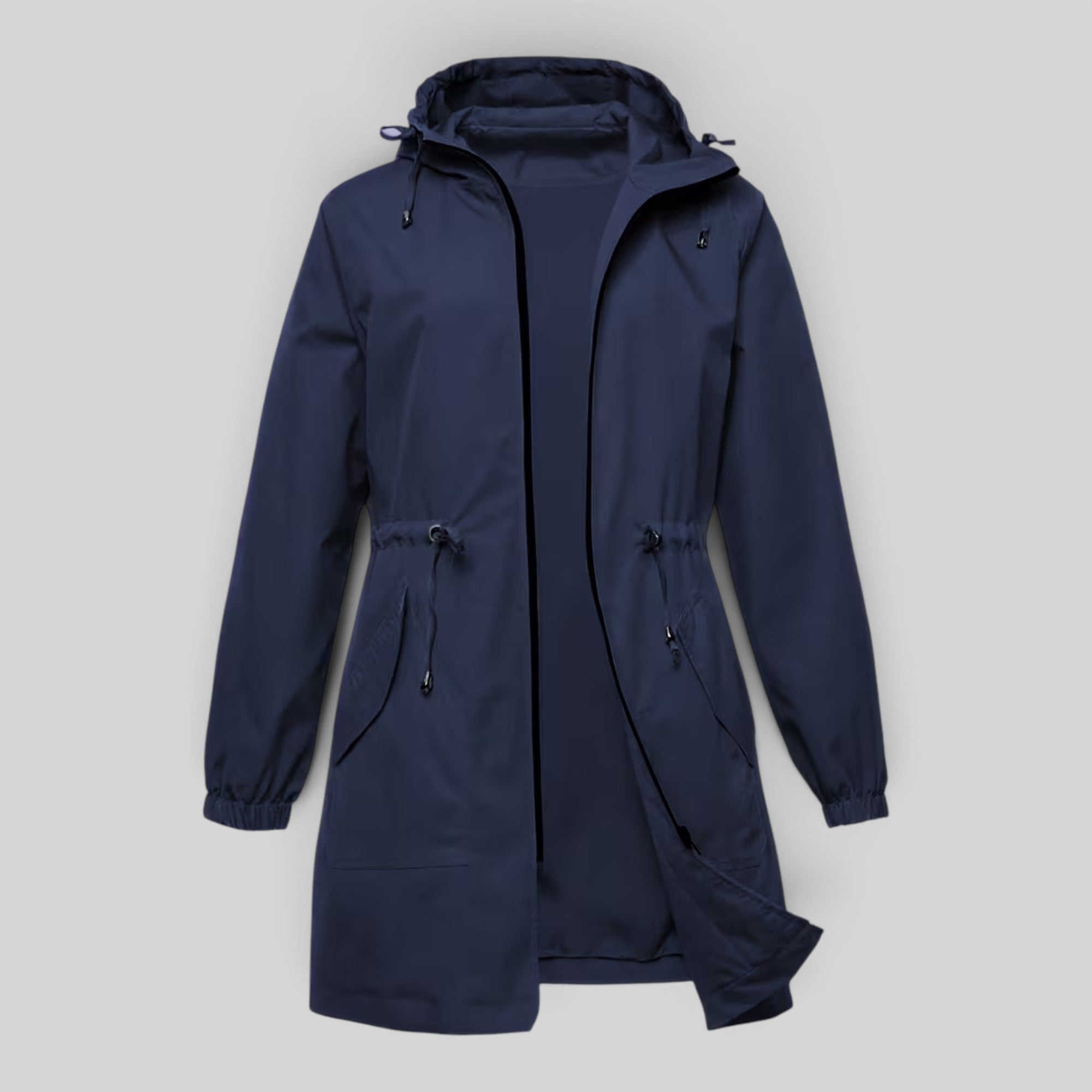 Ellmont London | Women's Waterproof Trench Coat Full Zip Outdoor Rain Jacket