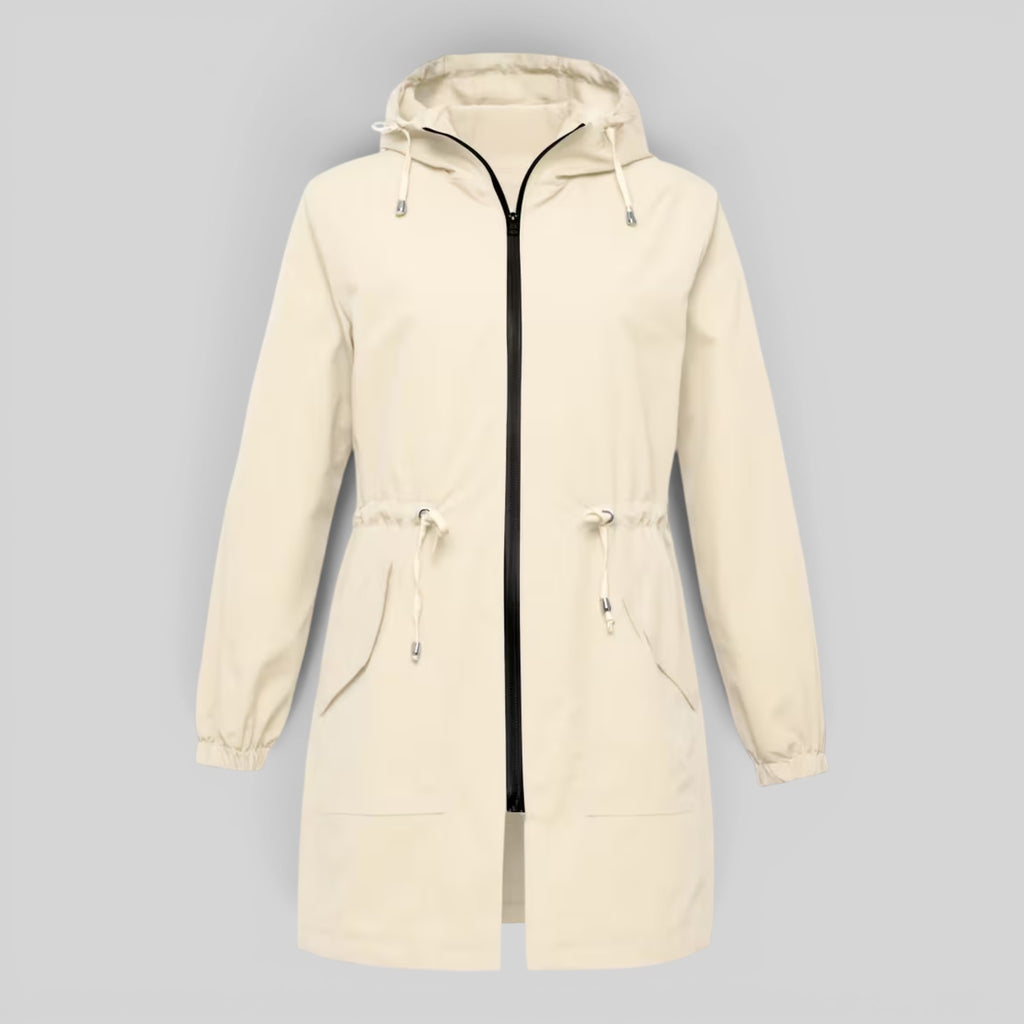 Ellmont London | Women's Waterproof Trench Coat Full Zip Outdoor Rain Jacket