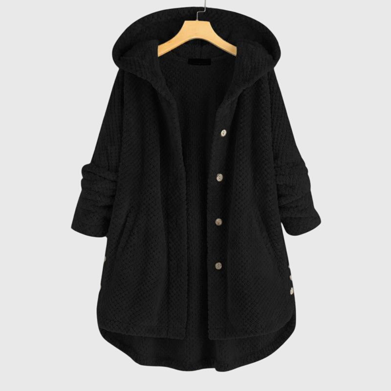 Poppy | Franca™ Fleece Jacket with Hood — Reversible Women's Coat