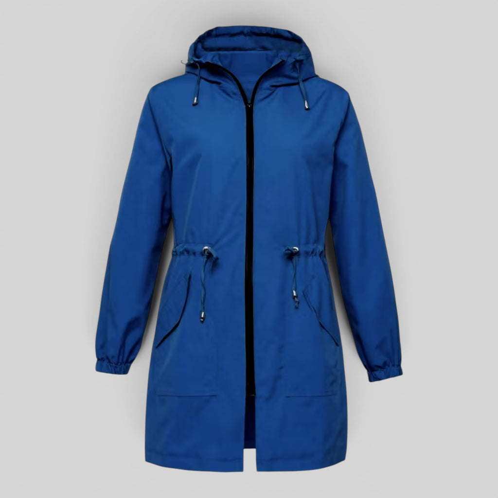 Ellmont London | Women's Waterproof Trench Coat Full Zip Outdoor Rain Jacket