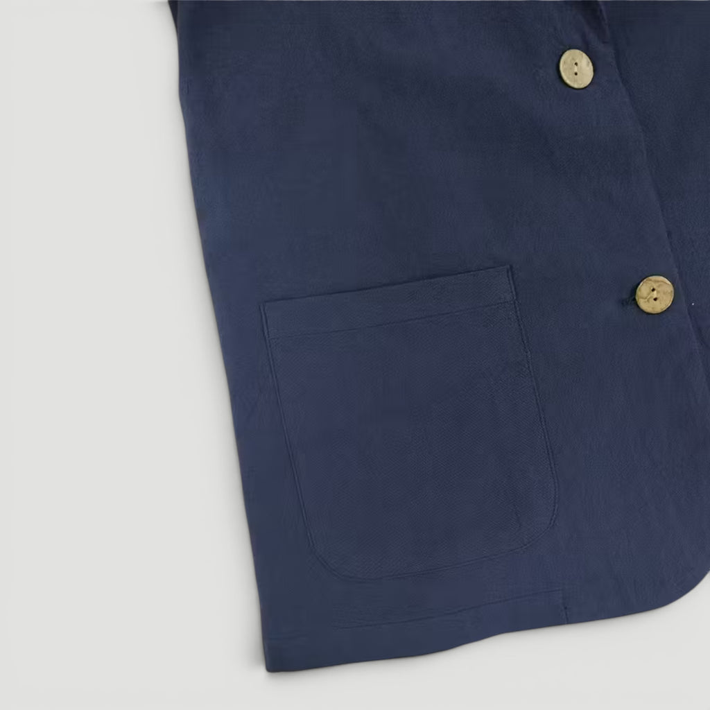 Ellmont London | Women's Summer 2 Button Blazer Jacket with Pockets