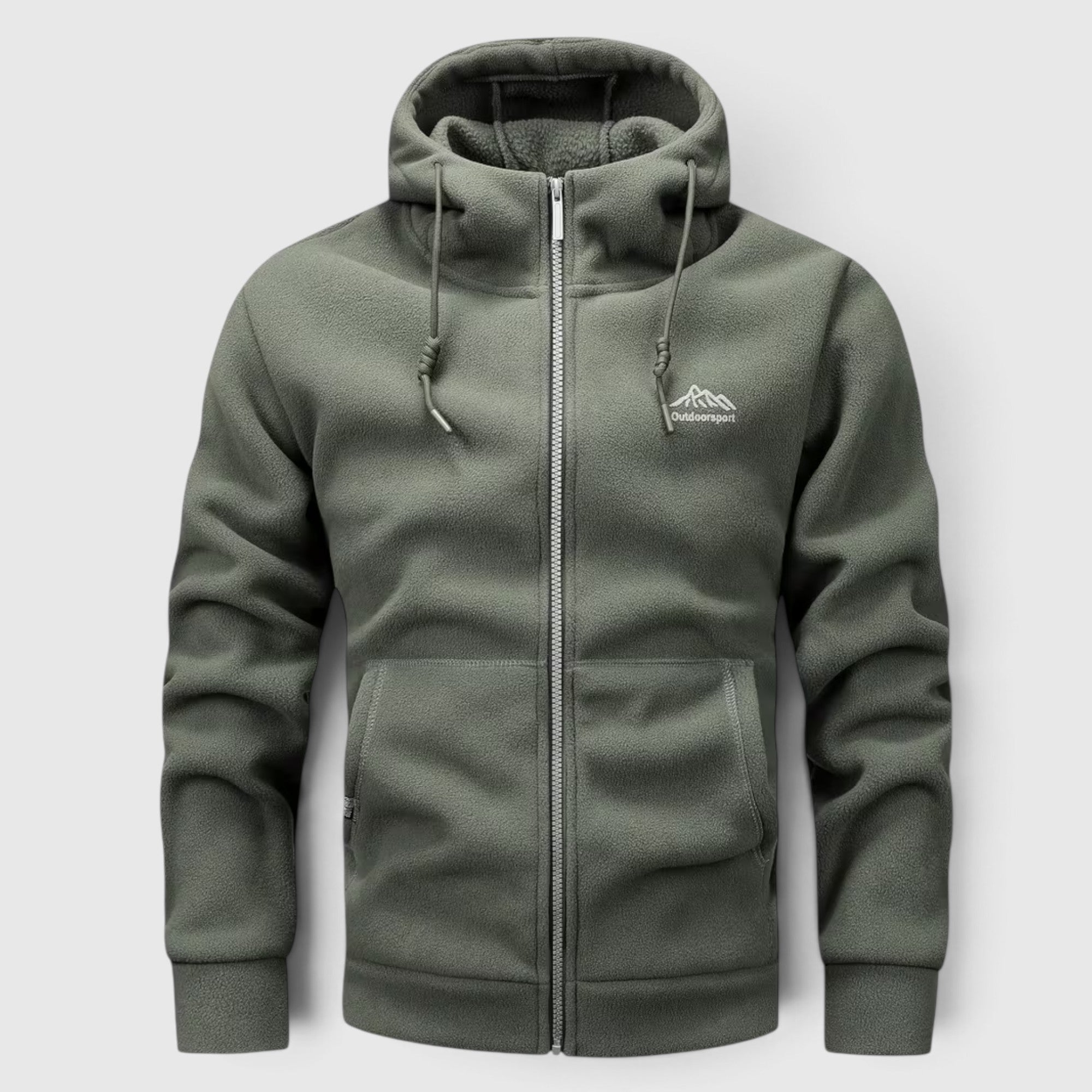 Leo | Men's Fleece Hoodie Jacket – Thick Winter Casual Hoodie