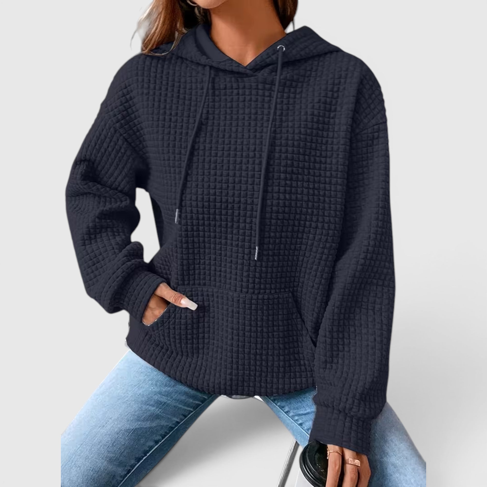 Faye | Women's Plus Size Sweatshirt – Comfortable Hooded Pullover