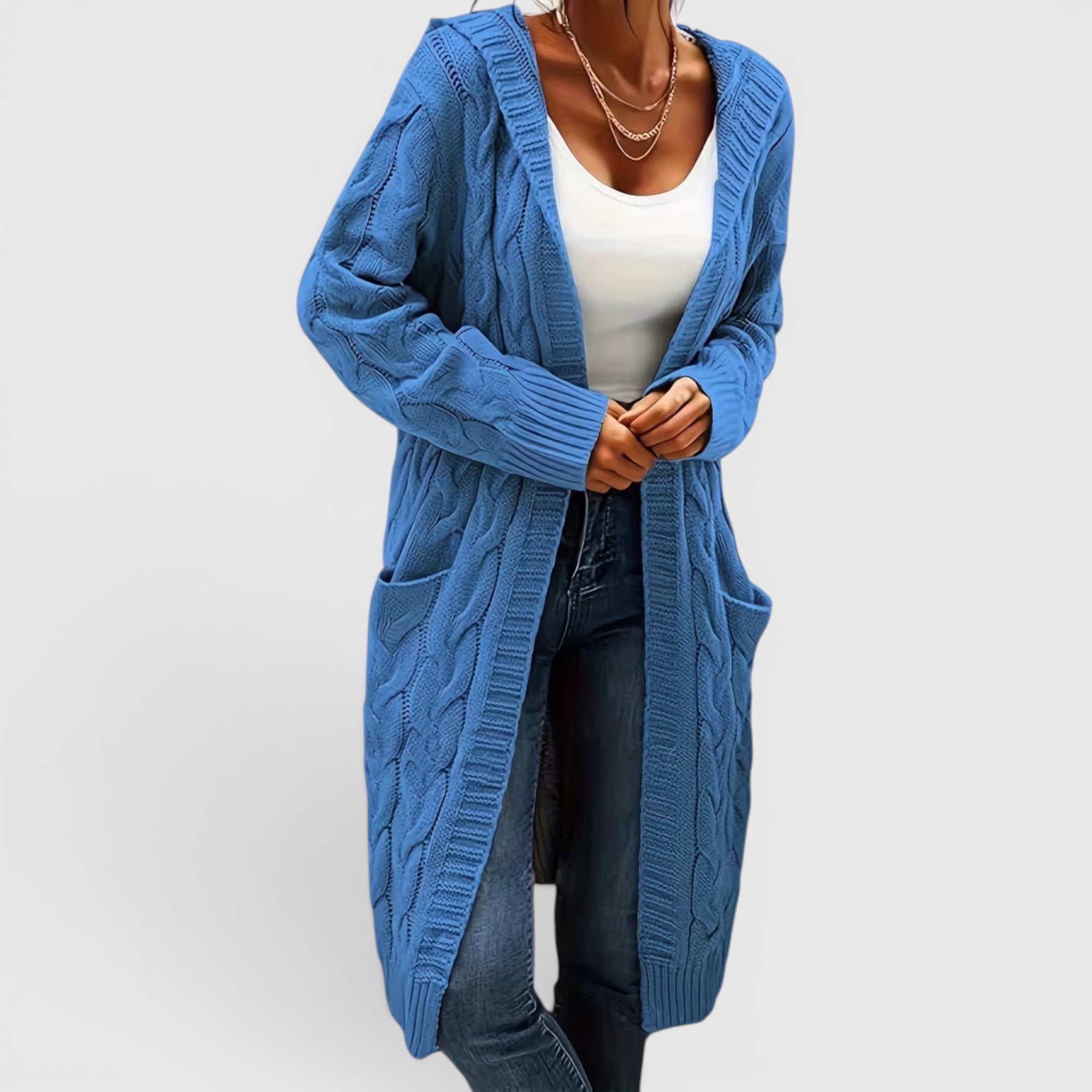 Ellmont London | Women's Breathable Casual Office Long Sweater