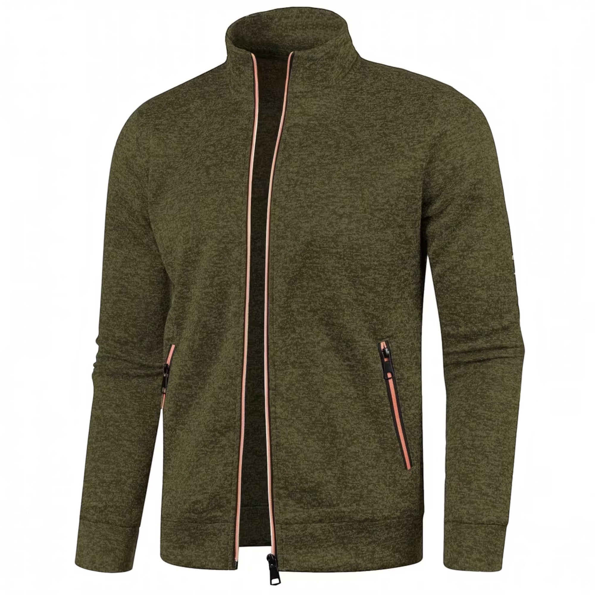Ellmont London | Men's Knit Sweater Pullover High Neck Long Sleeve Comfort Fit