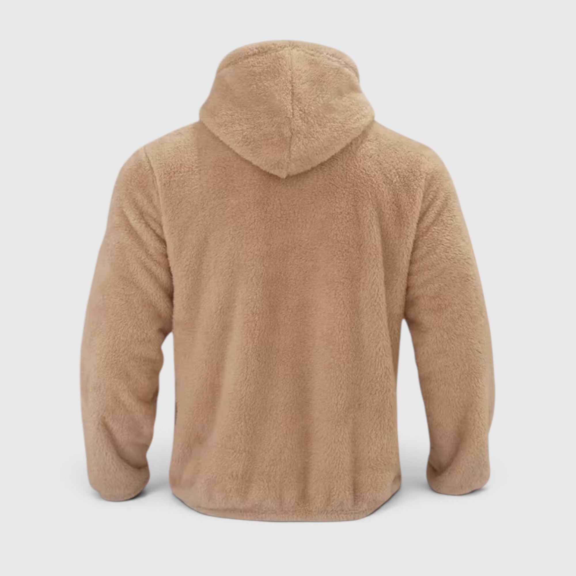 Jasper | Men's Warm Zip Up Teddy Jacket – Hooded Plus Size Outerwear