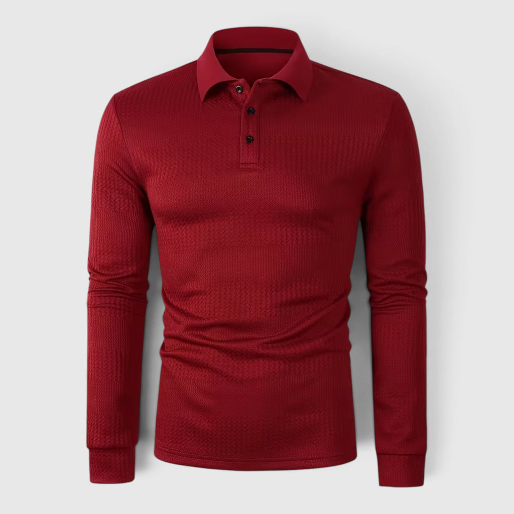 Martin | Men's Jacquard Knit Shirt – Regular Fit Office & Weekend Wear