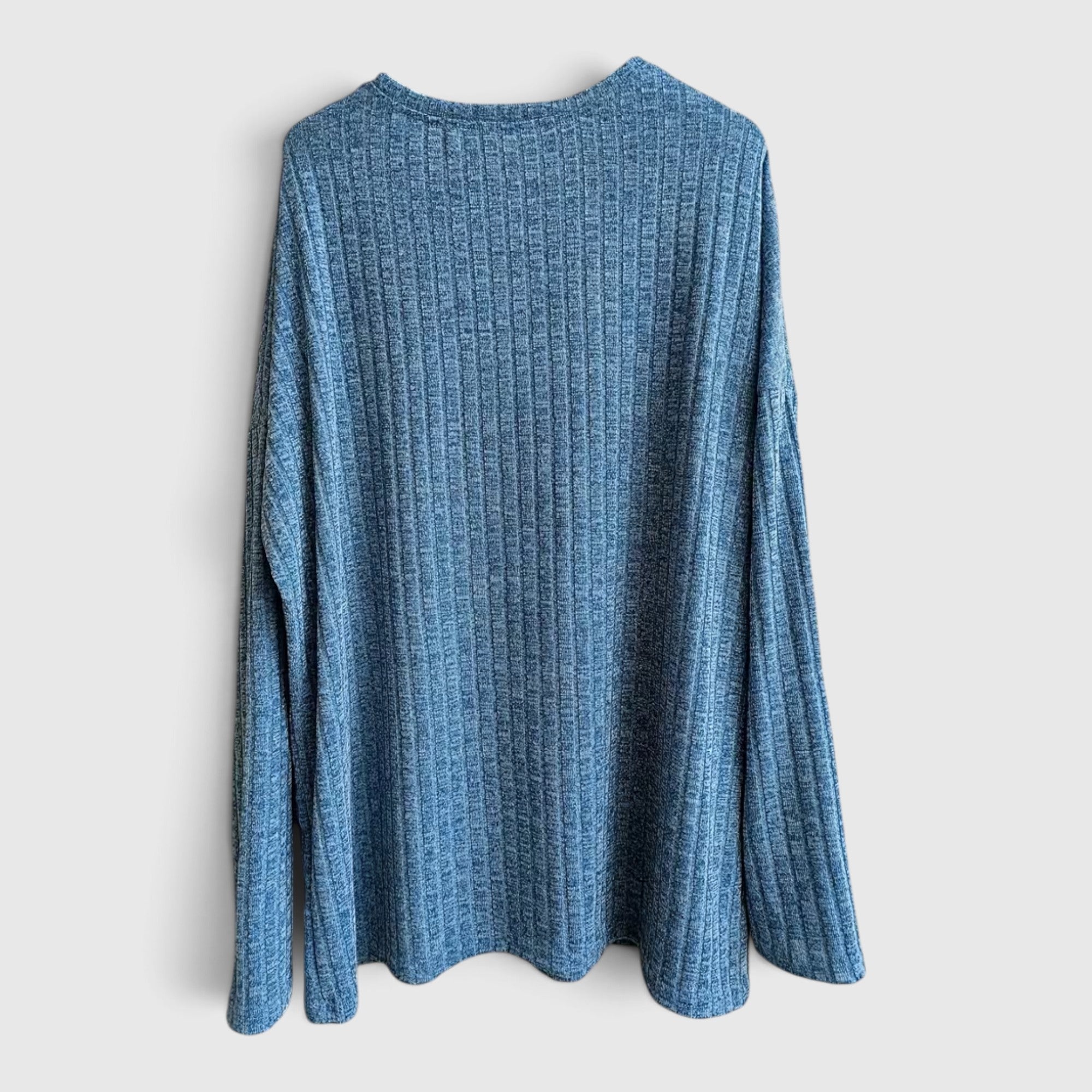 Lola | Women's Plus Size Crewneck Sweater – Relaxed Fit Long Sleeve Casual Top