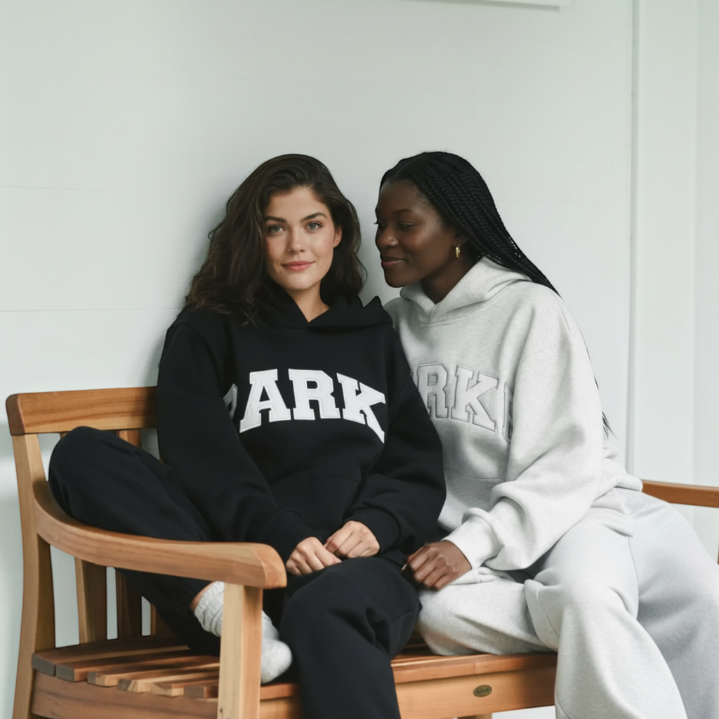 Ellmont London | Women's Varsity Hoodie Soft Fleece Relaxed Fit Everyday Wear