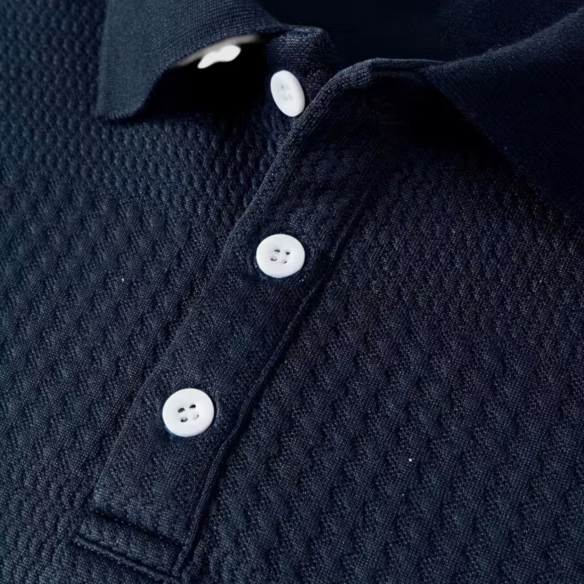 Martin | Men's Jacquard Knit Shirt – Regular Fit Office & Weekend Wear