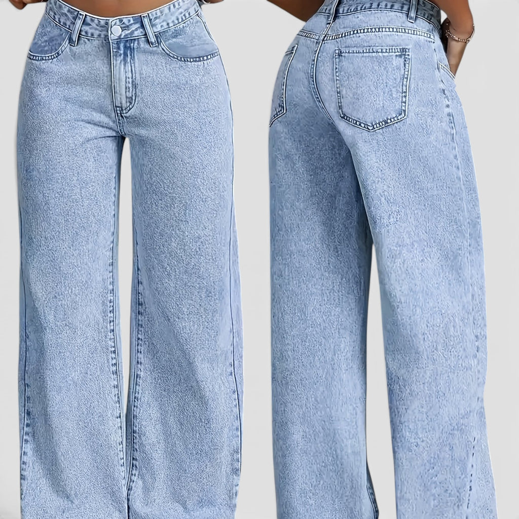 Ellmont London | Women's Oversized High Waist Jeans for Work & Travel