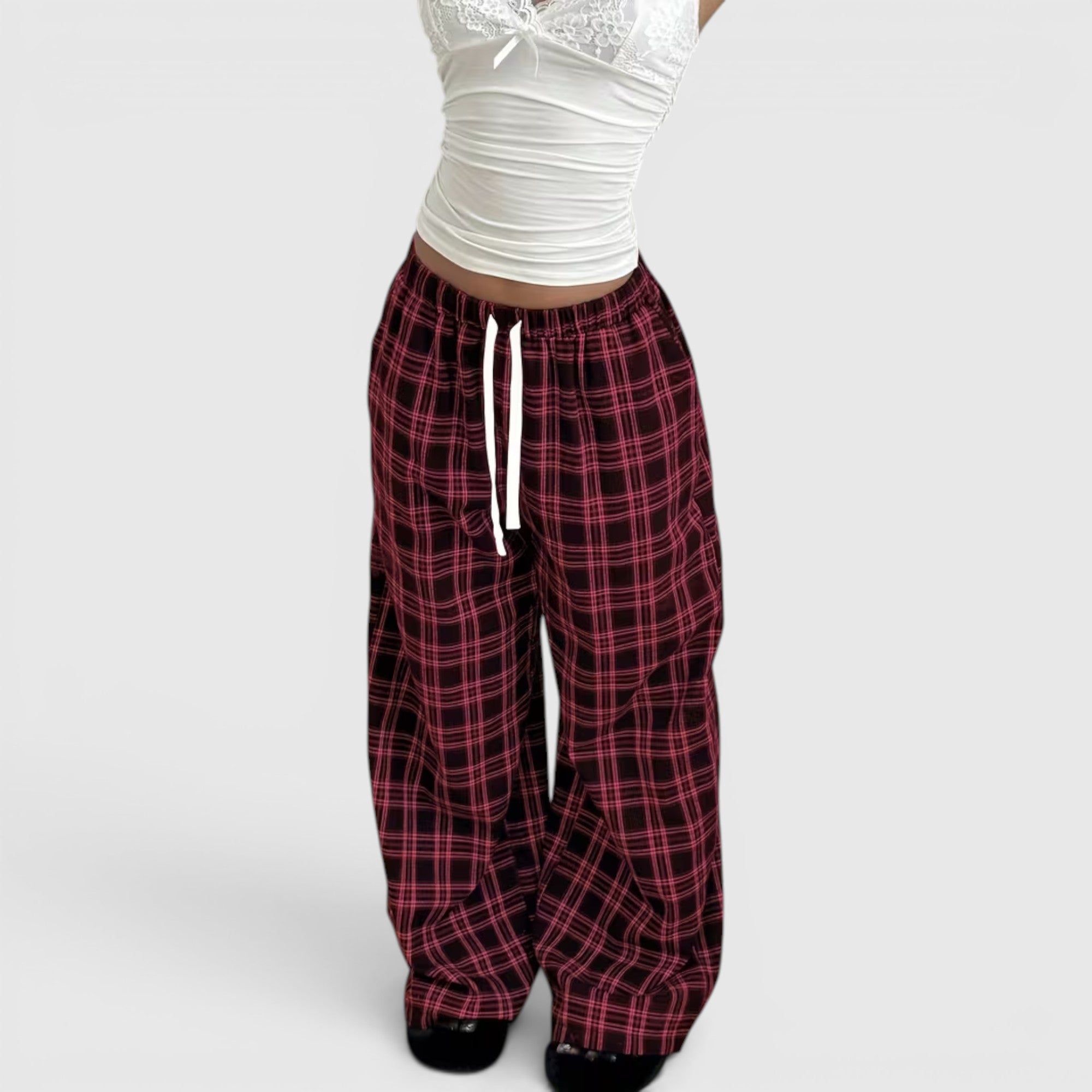 Ellmont London | Women's Baggy Joggers – Relaxed Fit Drawstring Trousers