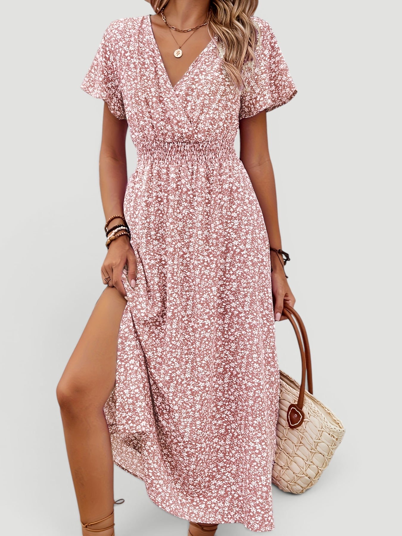 Ellmont London | Women’s Lightweight Floral Dress Casual Fit