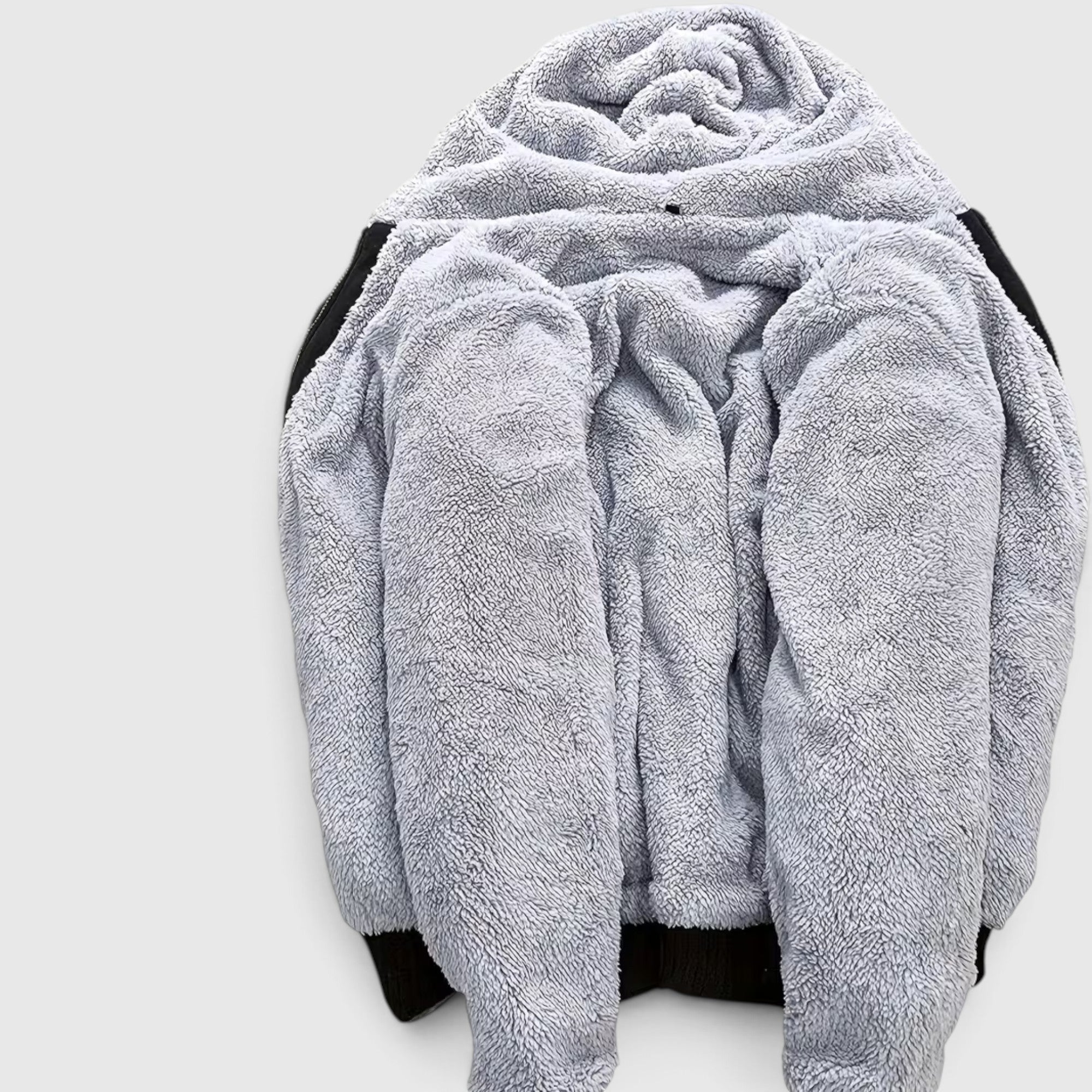 Elliot | Men's Full-Zip Winter Hoodie Jacket Soft Fleece Sherpa Lined