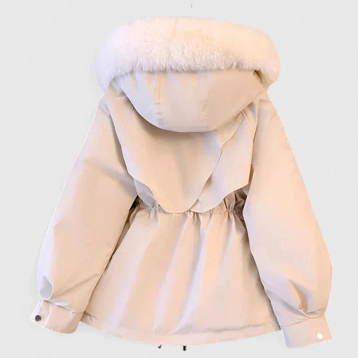 Women's Faux Fur Hood Parka Coat