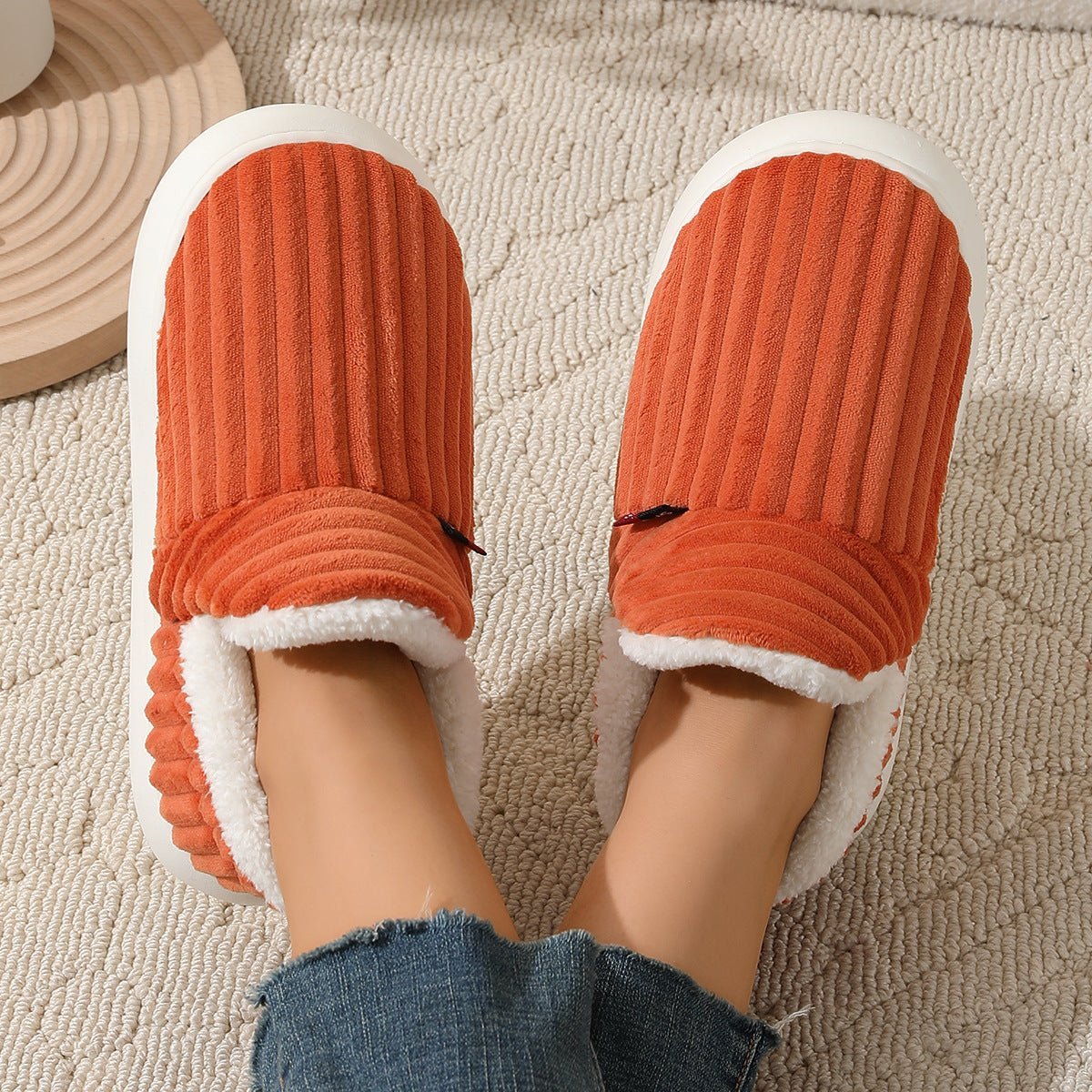 Women's Non-Slip Plush House Slippers