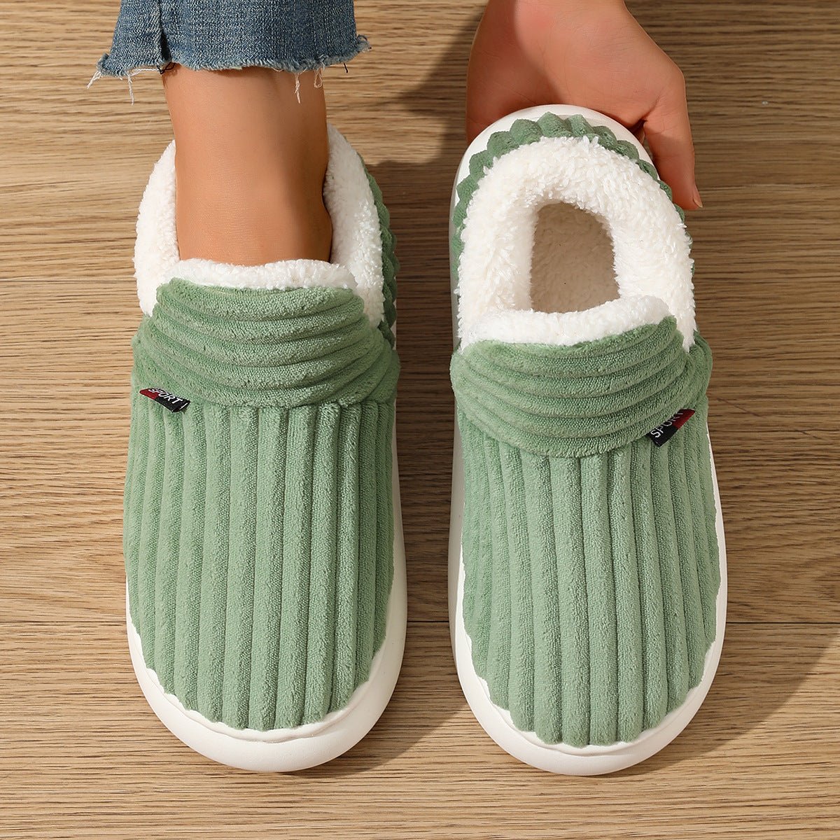 Women's Non-Slip Plush House Slippers