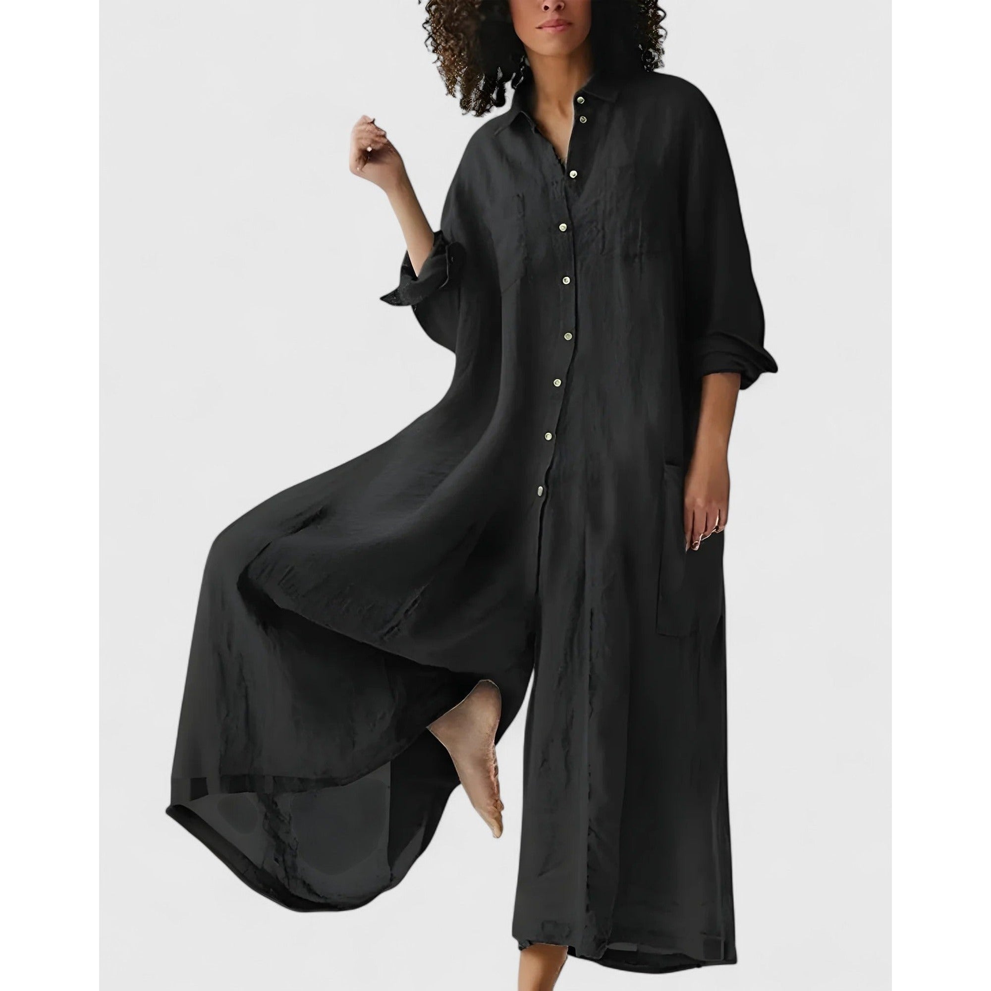 Camille | Exquisite Jumpsuitdress - Black