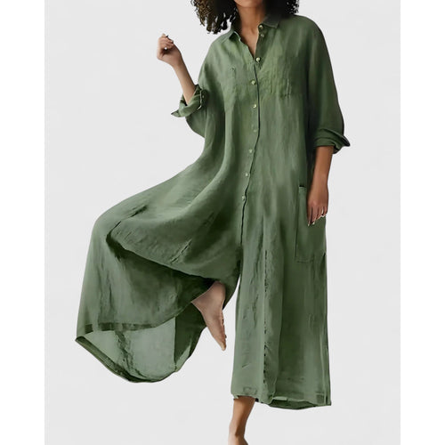 Camille | Exquisite Jumpsuitdress - Green