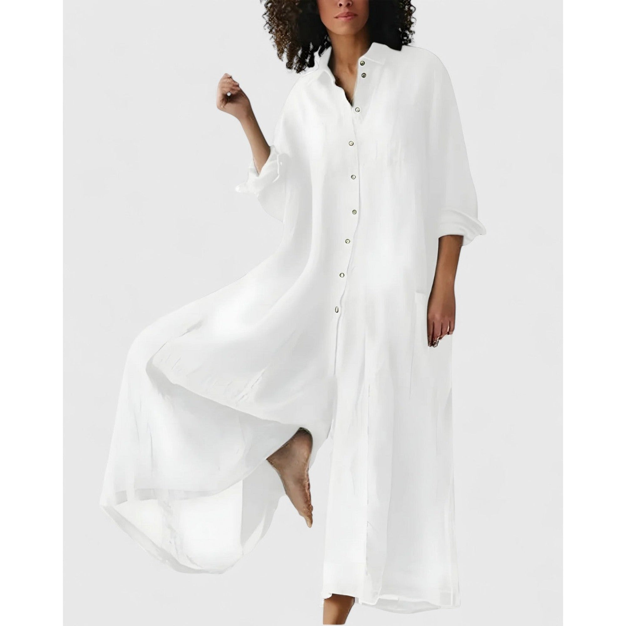 Camille | Exquisite Jumpsuitdress - White