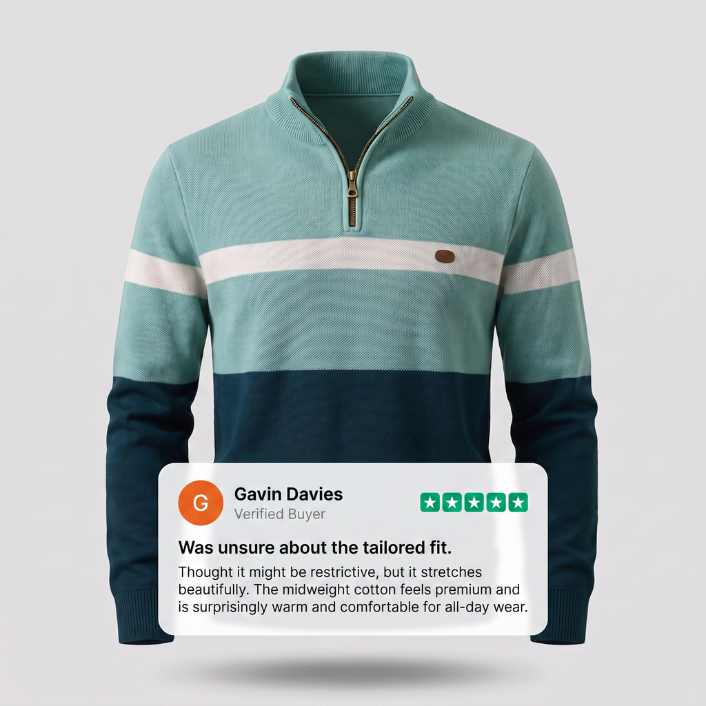 Alex | ELSTON HERITAGE QUARTER-ZIP