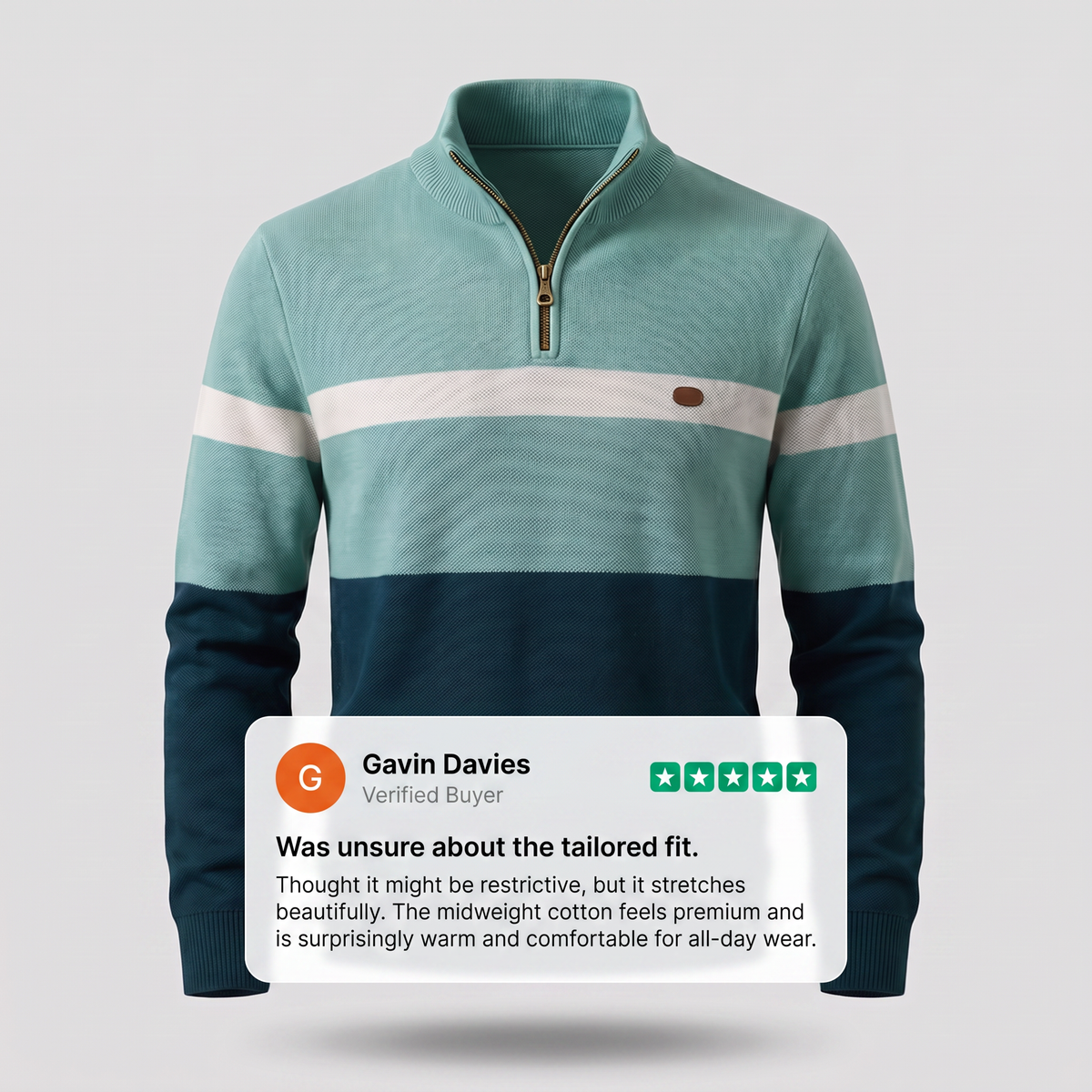 Alex | ELSTON HERITAGE QUARTER-ZIP