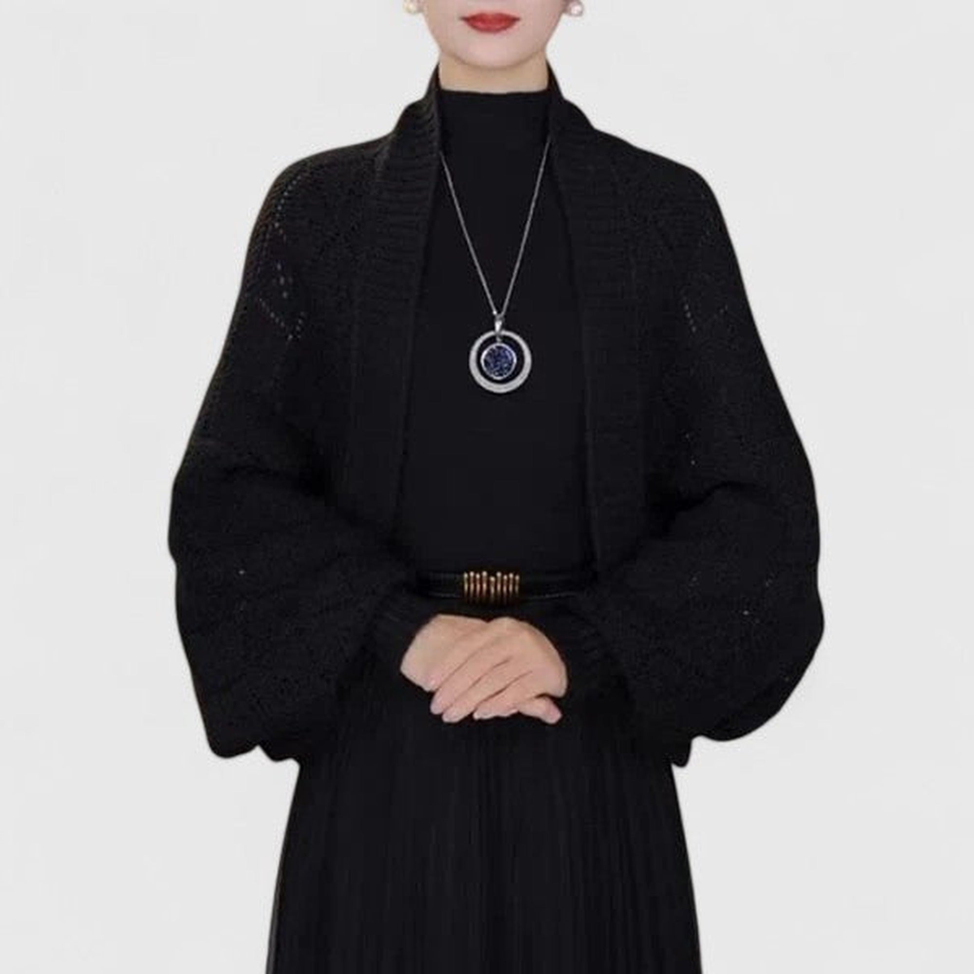 Ophelia | Elegant Cardigan - Black