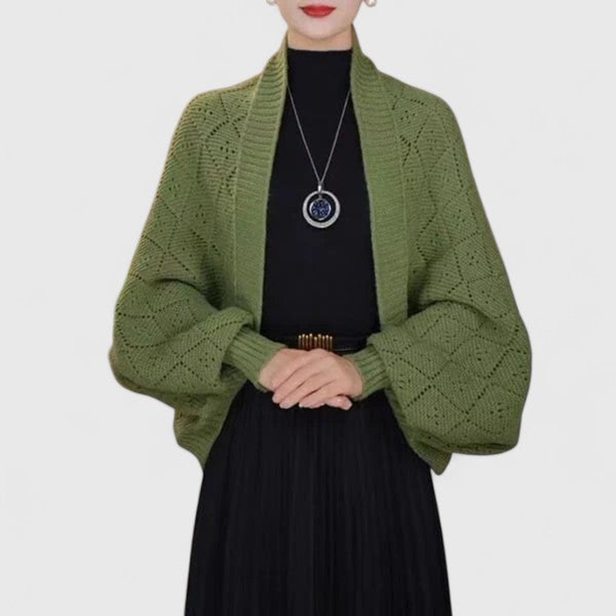Ophelia | Elegant Cardigan - Green