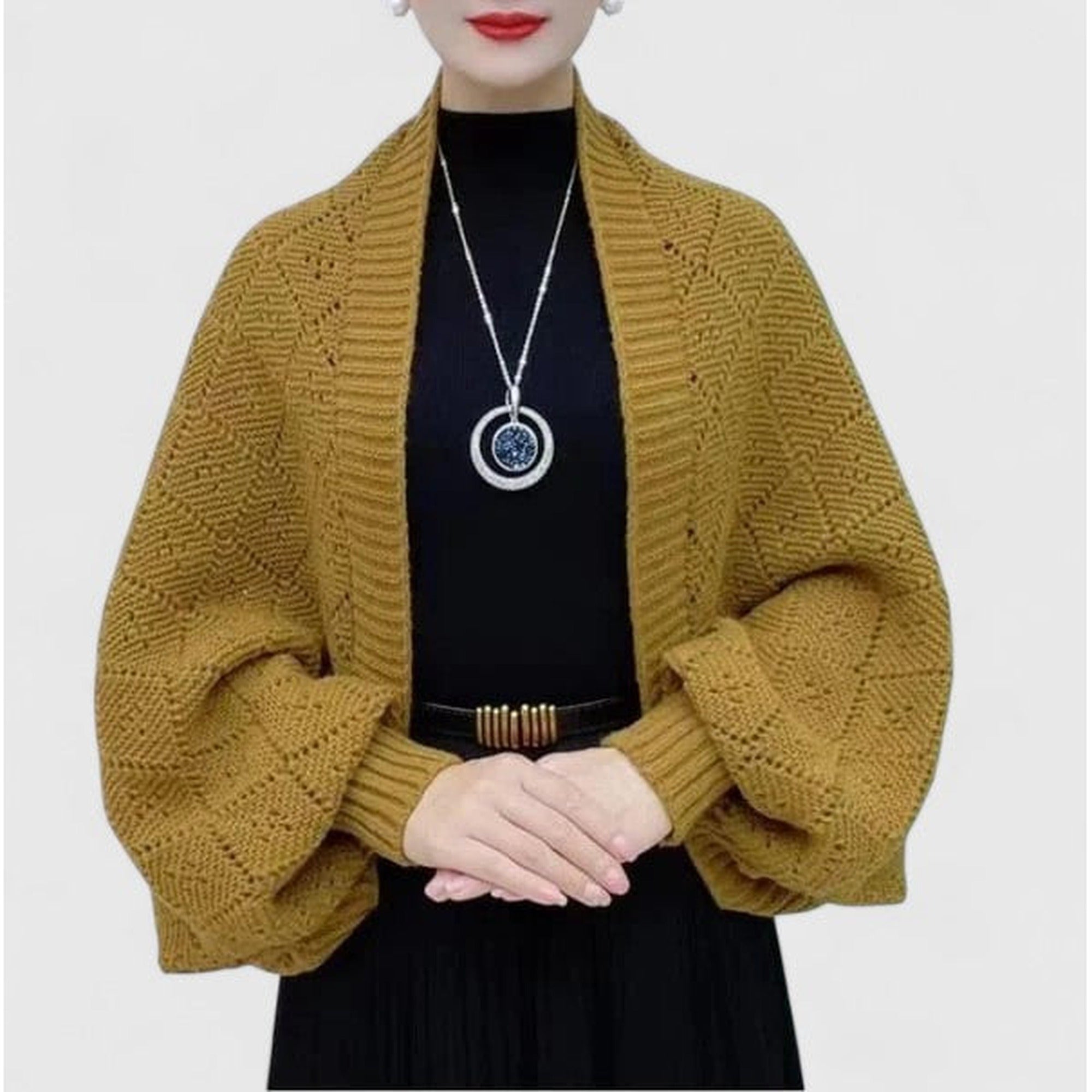 Ophelia | Elegant Cardigan - Yellow