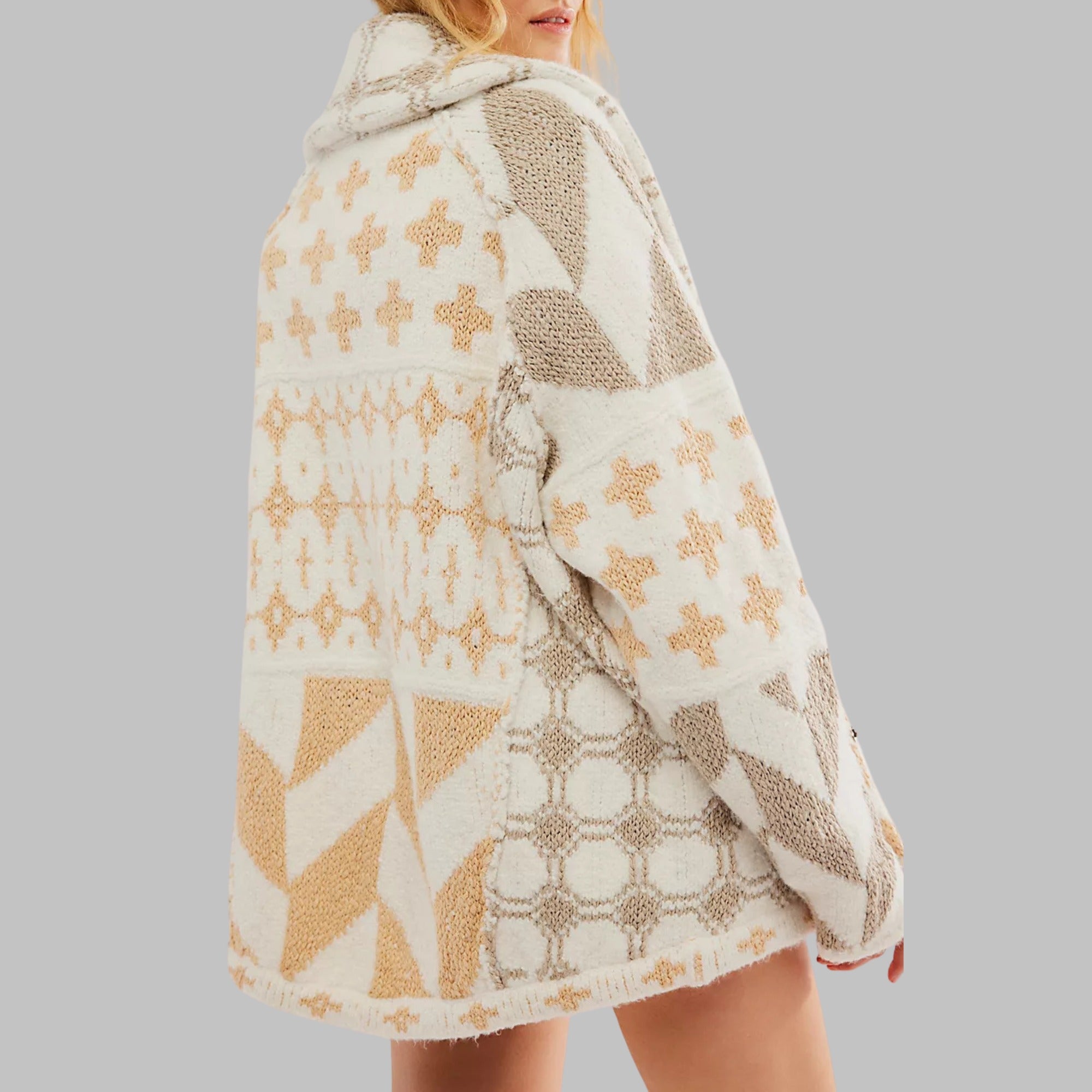 Georgia | Elegant Cardigan - Beige