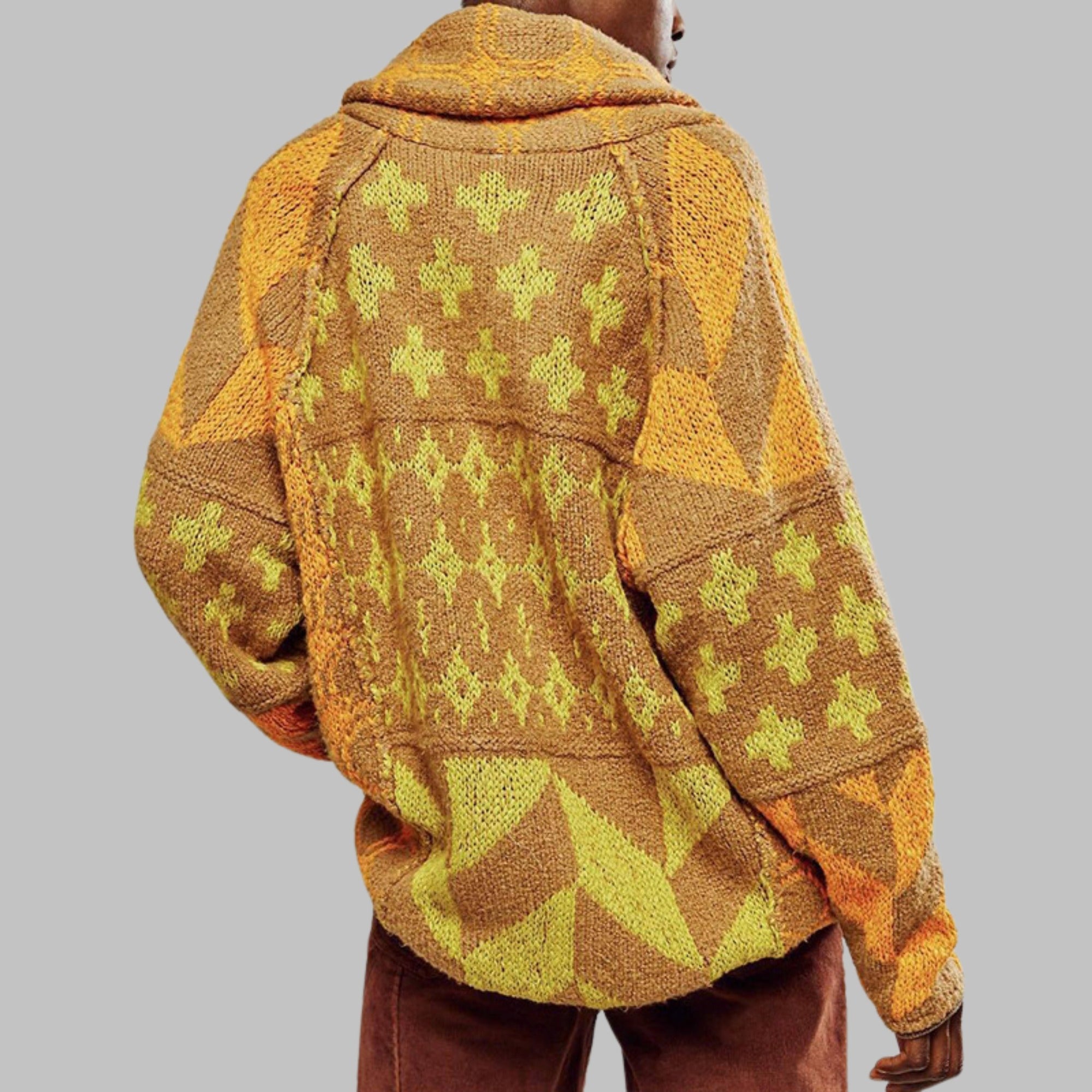 Georgia | Elegant Cardigan - Yellow