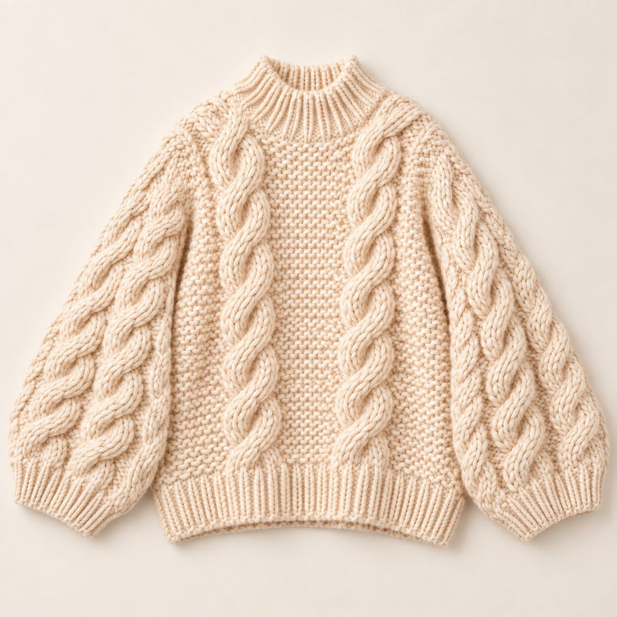 Adele | Evangeline Chunky Knit Sweater — Oversized Cozy Fit