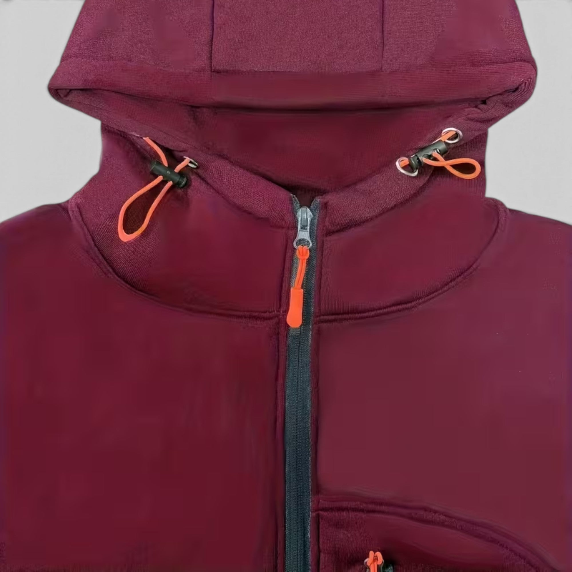 Noah | Men's Waterproof Hooded Coat Casual Loose Fit Zip Hoodie